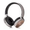 Fone De Ouvido Headset Sem Fio Led Alta Fidelidade Bege - Imagem 2