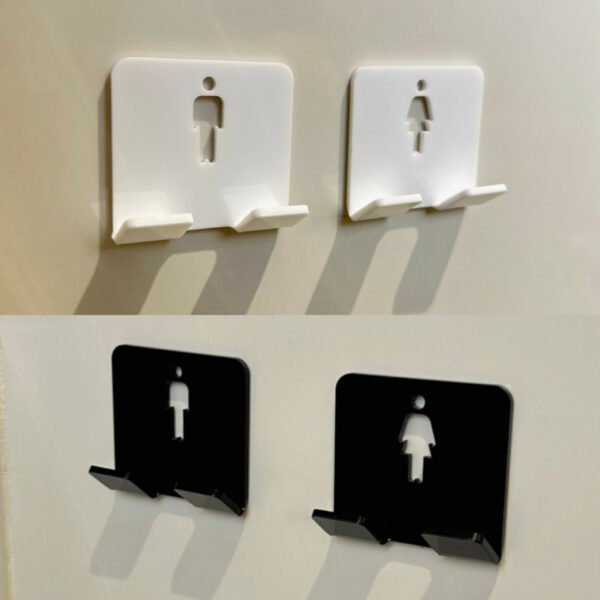 Expositor De Colar E Par De Brincos Em Acrílico Branco - Imagem 8