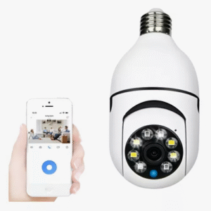 Câmera Ip Segurança Lâmpada Vr360 Panorâmica Espia Wifi V380