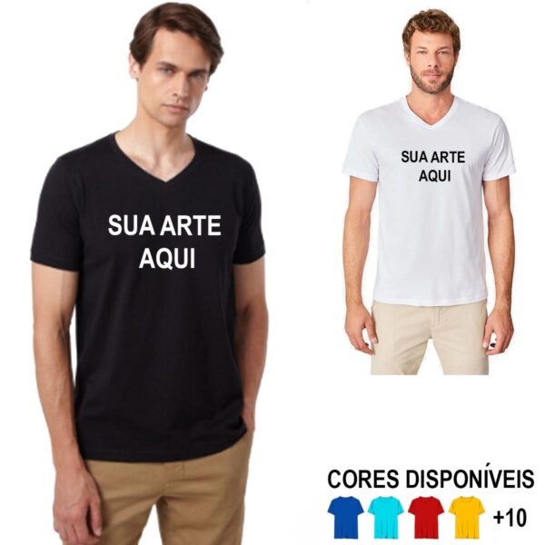 Camiseta Personalizada - Masculina Feminina Infantil Plus Size Camisa Roupa - Branca Preta Colorida Revenda Fornecedor Dropshipping - Imagem 5