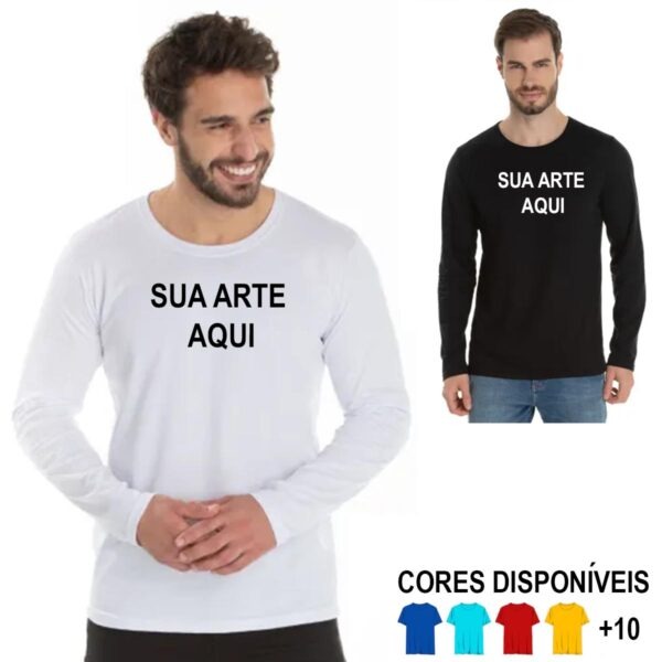 Camiseta Personalizada - Masculina Feminina Infantil Plus Size Camisa Roupa - Branca Preta Colorida Revenda Fornecedor Dropshipping - Imagem 6