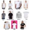 Camiseta Personalizada - Masculina Feminina Infantil Plus Size Camisa Roupa - Branca Preta Colorida Revenda Fornecedor Dropshipping - Imagem 3